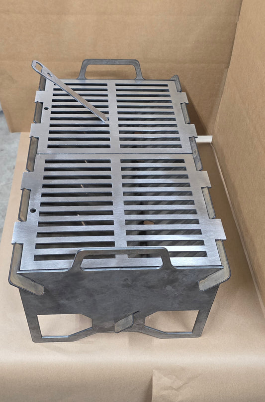 Slot Grill Split Grates and Bottle Opener Lifter Key