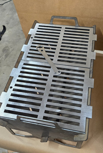 Slot Grill Split Grates and Bottle Opener Lifter Key