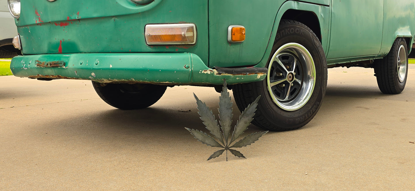 Pot leaf wall or table decor