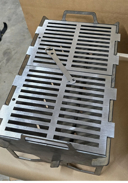 Split Grate Collapsible Grill